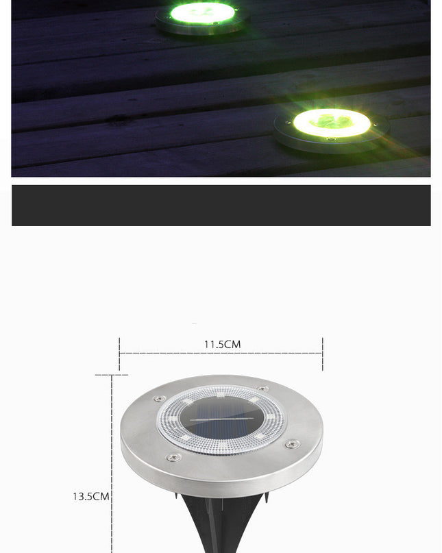 Outdoor Solar Lawn Garden Underground Light