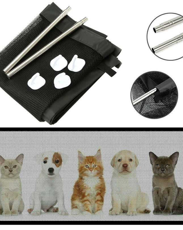 Portable Pet Safety Gate – Dog Gate for Stairs & Stairway Gate for Dogs