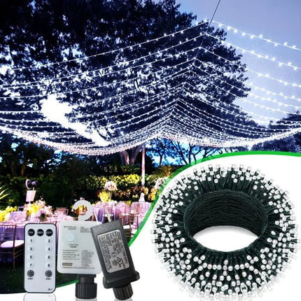 Dropship Christmas Lights Outdoor, 197 FT 580 LED Christmas Decorations Lights