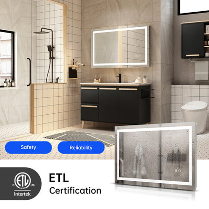 LED Lighting Bathroom Wall Mounted Mirror