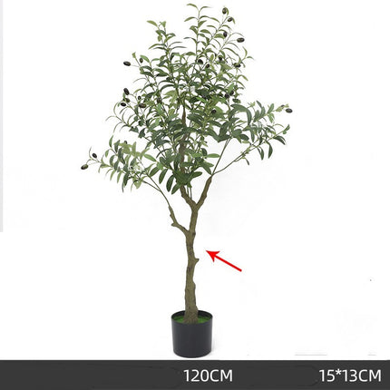Large Simulation Plant Olive Tree Indoor Window Decoration Simulation Tree