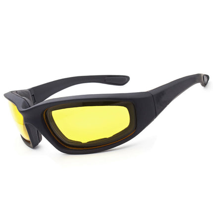 Cycling Sunglasses UV400 Wrap Around Sports Eyewear | Wind Resistant Shades for Cycling, Fishing & Driving – 3 Pack