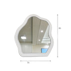 White / Cloud mirror / 70x80cm