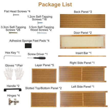 6-tier Bamboo Shoe Rack, Freestanding Shoe Cabinet