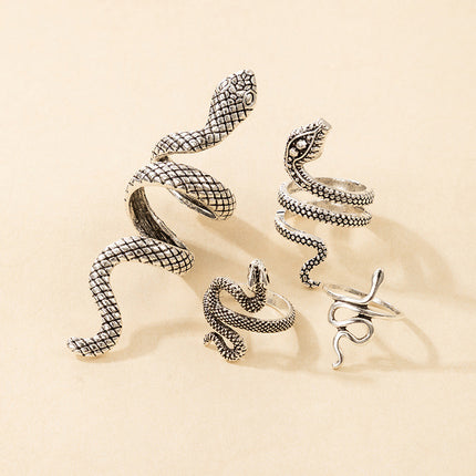 Vintage Silver Snake Ring