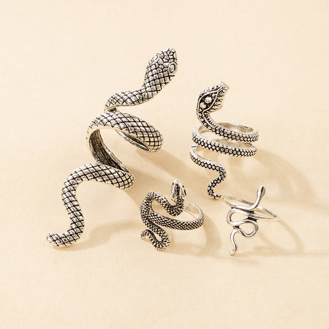 Vintage Silver Snake Ring