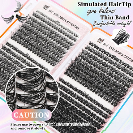 32 Rows Cluster Lash Extensions Set