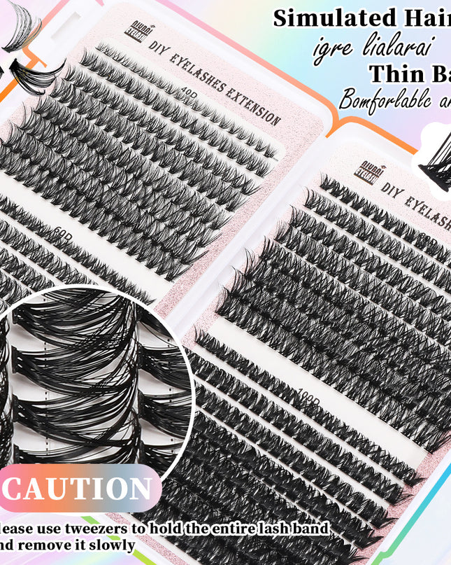 32 Rows Cluster Lash Extensions Set