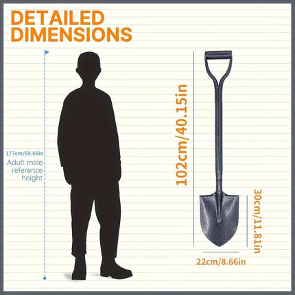 Large Carbon Steel Shovel For Gardening Agricultural Digging Garden Tools,Please Note That This Product Is Shipped By Yourself For The Average Shipping Cost