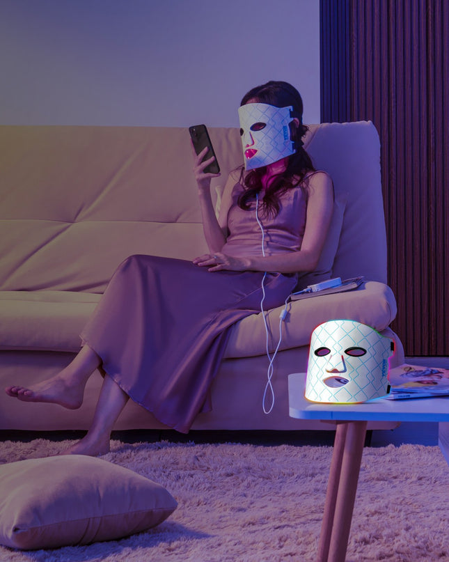 VEVOR 7-Color Red Light Therapy Mask