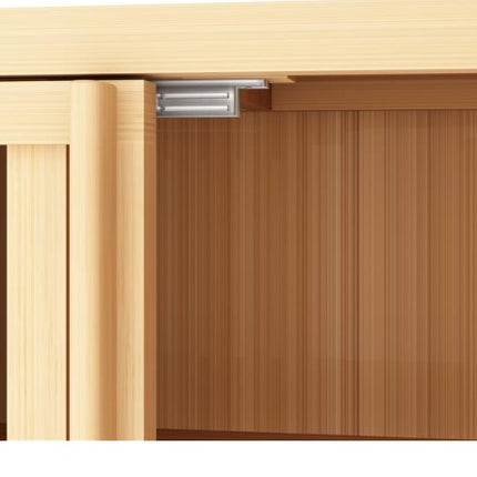 Large Capacity Bamboo Storage Cabinet