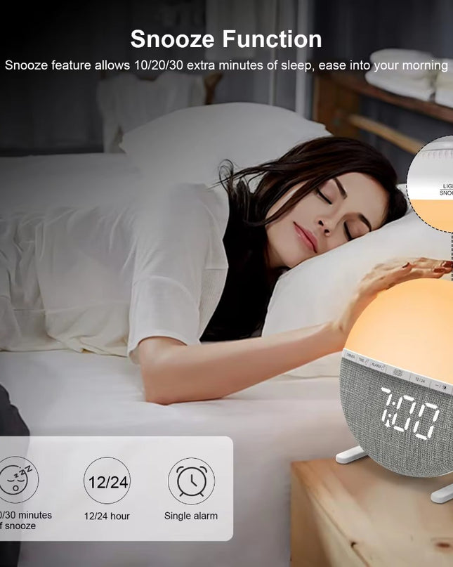 Creative New Hot Selling Lights, Sunrise Analog Wake-up Lights, Alarm Clocks