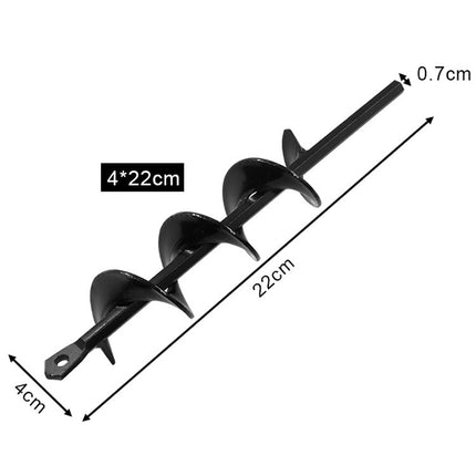 Garden Digging And Loosening Soil Planting Drill Worm Bit Set