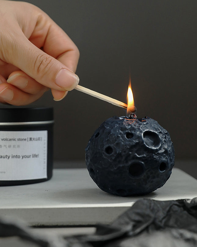 Bedroom Creative Moon Shape Scented Candles Ornaments