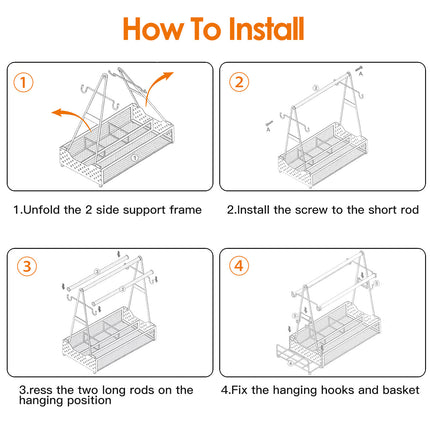 Utensil Caddy Metal Grill Caddy With Paper Towel Holders Utensil Holder For Outdoor Picnic Barbecue Camping Grilling Tools Storage Organizer Barbecue Accessories